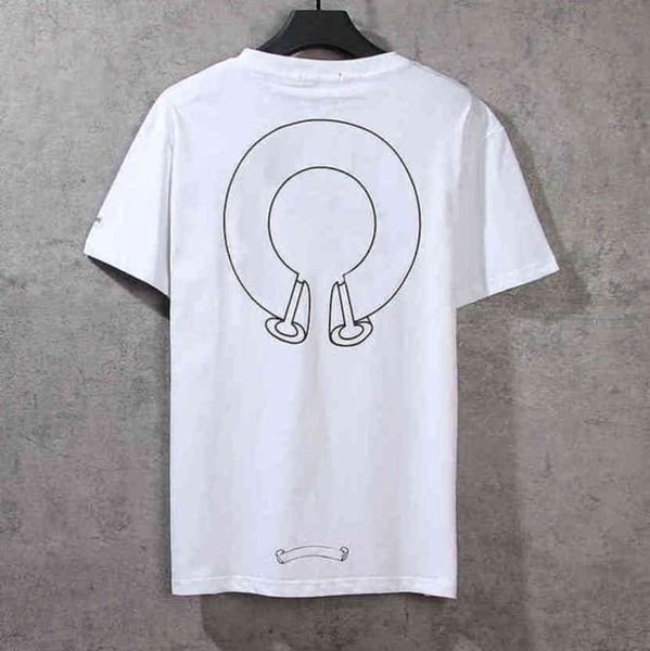 

fashion designer summer men's t shirts luxury ch loose classic short sleeves letter horseshoe sanskrit cross print sweatshirts t-shirts, White;black