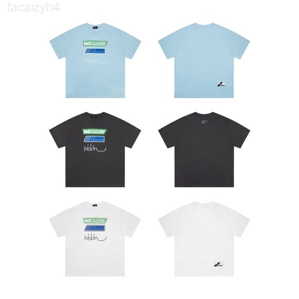 

men's t-shirts designer 2022 spring and summer new we11done 22ss t-shirt for men women xfti, White;black