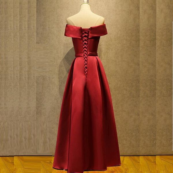 

red bateau prom dresses elegant long evening dress lace-up formal party pageant bridesmaid gown, White;pink