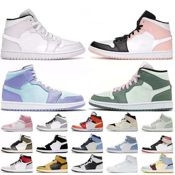

women men unc jumpman 1 basketball shoes panda chunky skate shoe bred university red court purple kentucky mid chlorophyll rose whispe jorda