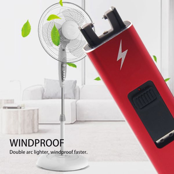 Cobrança USB Isqueiro em Pulso Pulso Elétrico Arco Originalidade Presente Lighter Lightproof isqueiros de plasma gadgets para homens
