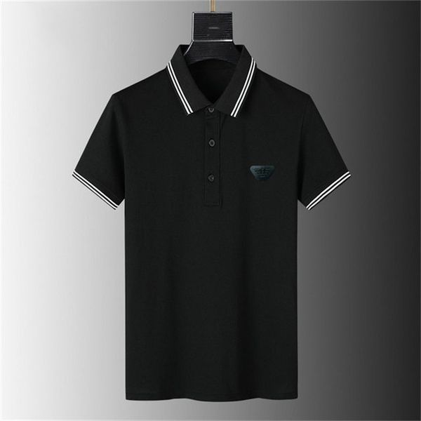 

2022 luxurys designers men dress t shirt man polo fashion embroidery letter pattern print breathable casual women short sleeve m-xxxl k22, White;black