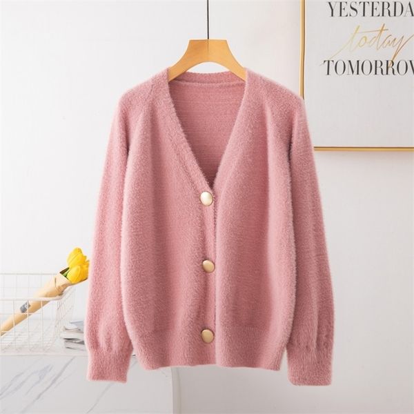 

women autumn winter elegant v neck cardigan sweater female long sleeve knitted coat christmas pull femme hiver 200924, White;black