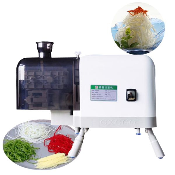 Máquina de cebola verde elétrica de desktop Máquina de corte de cebolinha vegetal para restaurante de hotel e distância de faca em casa 1,8 mm/2,2 mm/3mm