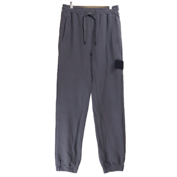 

men's pants 8336# new casual leggings and trousers custom coarse woven combed cotton 320g trend men's trouser, Black
