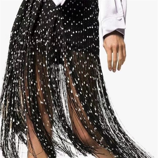 

ss summer new women tassel chic skirt gdnz 530 t200324, Black