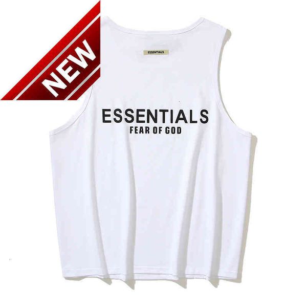 

50% off discount of bear fashion essentials brand multi thread new back letter t-shirt vest fog high street bottom shirt men, White;black