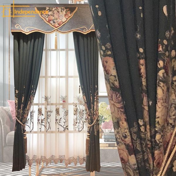Cortina cortina moderna simples luxuoso de alta qualidade de alta precisão