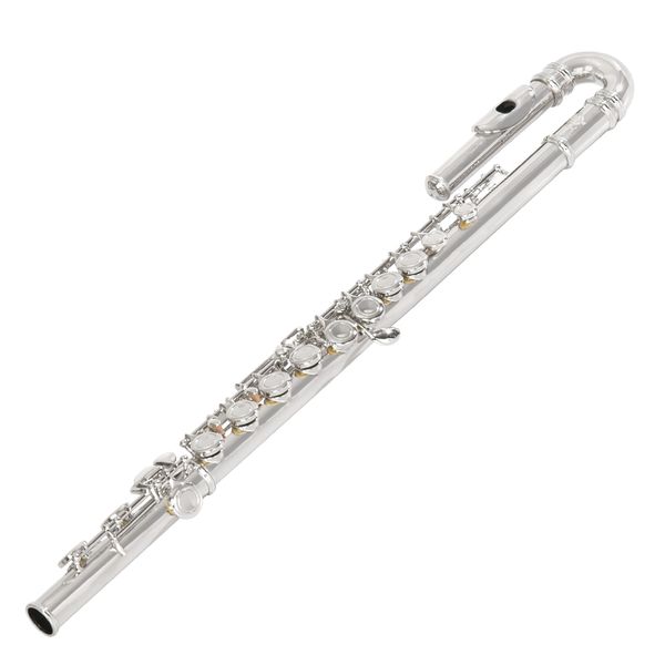 

selling pearl alto flute pfa-201esu curved headjoints split 16 keys closed hole c tune nickel silver with case