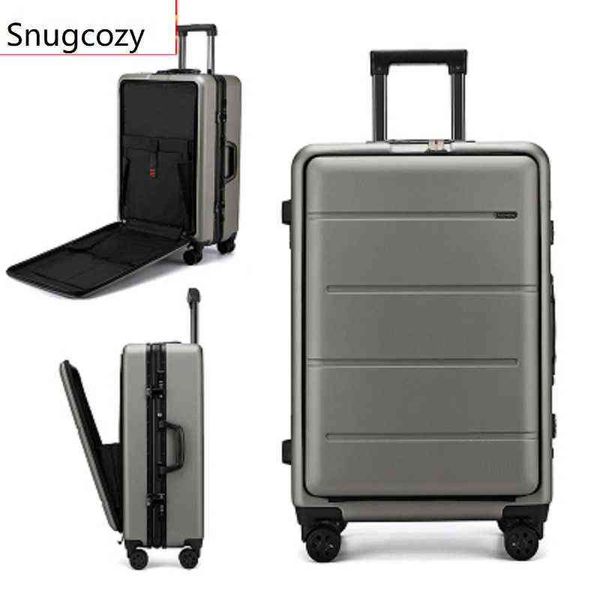 Snugcozy Front Flip Business Computer Case Case Aluminum Prame Size Pc Perfect Spinner Brand Bugting J220708 J220708