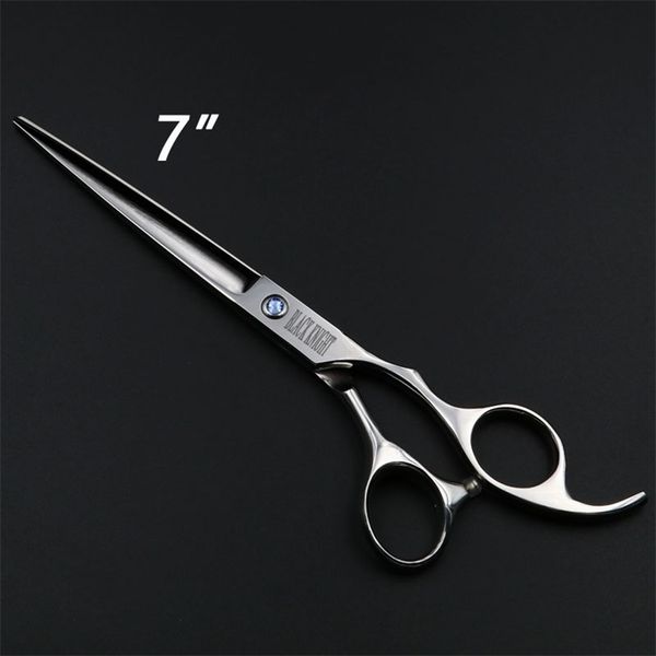 

7 inch professional hair cutting scissors hairdressing barber salon pet dog grooming shears bk035 220708