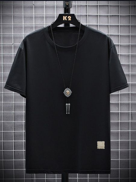 

men letter patched tee c8ys#, White;black