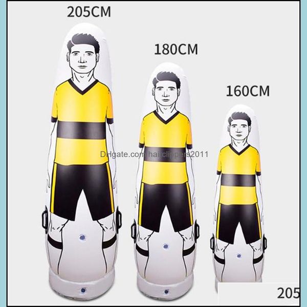 

outdoor games activities leisure sports outdoors 2.0m 1.8m 1.6m 3 size pvc inflatable football training goalkeeper tumbler air soccer dumm