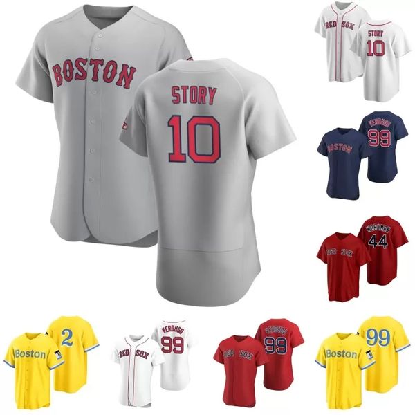 

#10 trevor storyÂ boston 2021 city connect xander bogaerts red jersey rafael devers enrique hernandez j.d. martinez plawecki christian vazque, Blue;black