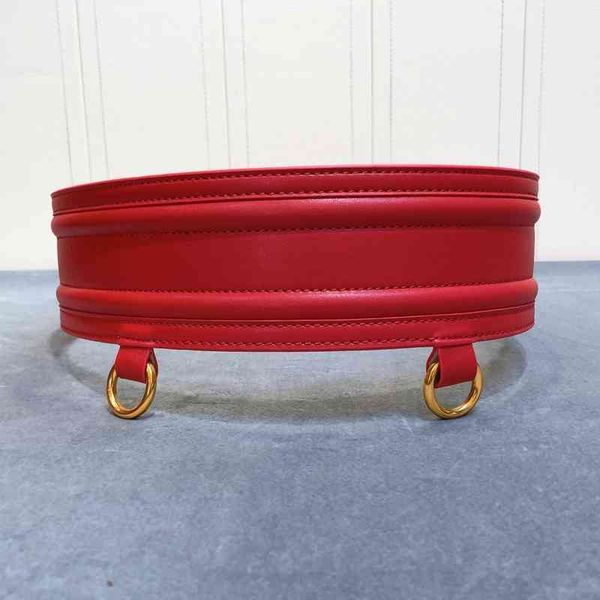 

belts luxury women 7.0cm wide belt for dresses elastic vintage buckle leather fashion wild pin women's waist 58yk, Black;brown