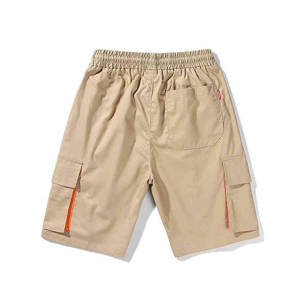 

men's fashion trend new personality casual brand shorts wholesale beach summer american loose five point overalls sweatpants, White;black