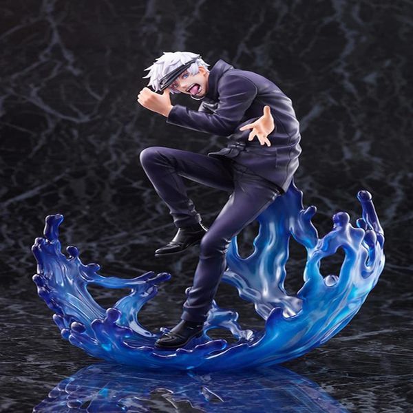 

24cm jujutsu kaisen anime figure gojo satoru action itadori yuji/fushiguro megumi/kugisaki nobara figurine model doll toy 220318297h