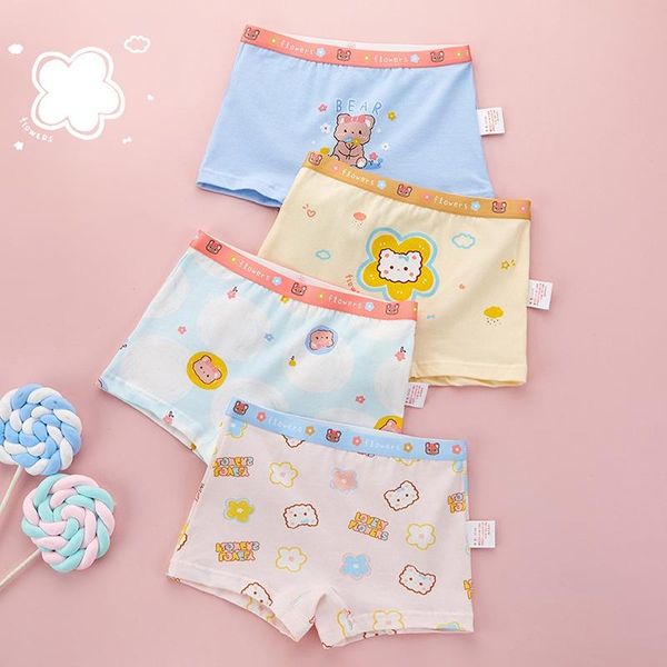 

panties children's underwear cotton shorts pants antibacterial girls' underpants kids boxers puberty girls 2-12 years, Camo