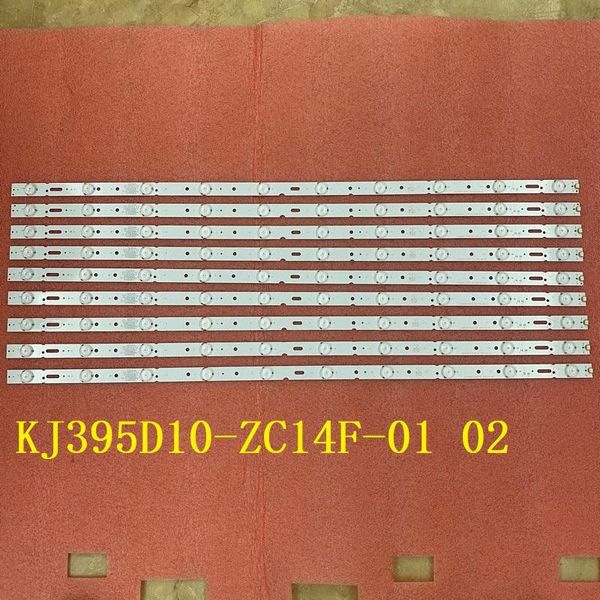 Tiras 3pcs/barra LED definida para KJ395D10-ZC14F-01 02 303KJ395033 TS40 D40LW1000 HD40L41A-V02 JVC LT-40N530 303KJ395032 LIDO
