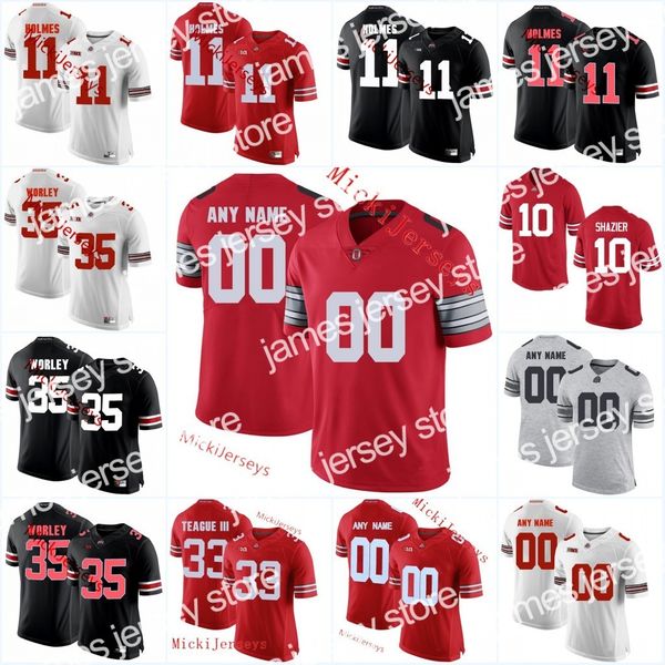

james 2022 ncaa custom ohio state buckeyes stitched football jersey 44 j.t. tuimoloau 6 kyle mccord 3 teradja mitchell 1 demario mccall 13 j, Black