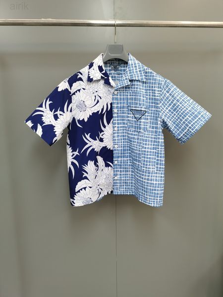 

2022 summer and fall new arrival mens designer beautiful printing shirts shirts oversized mens designer short sleeve us size l/xl/2xl, White;black