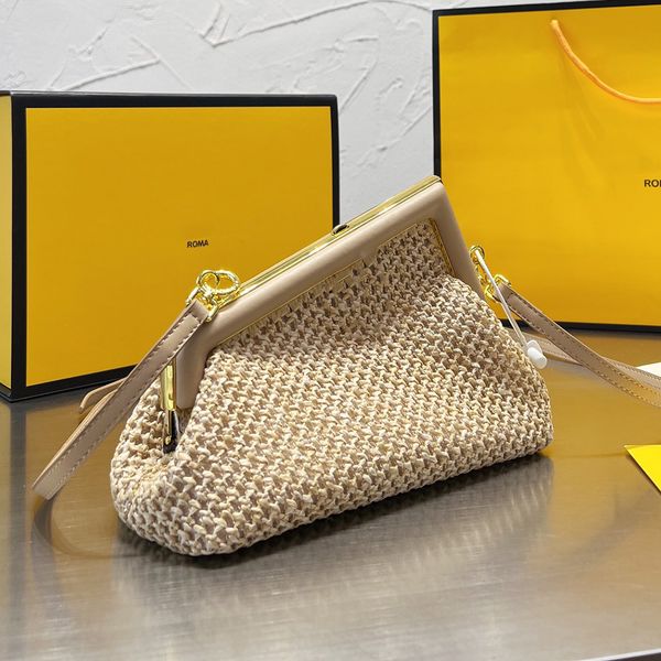 

classic frist shoulder bags italy roma brand straw messenger handbags fashion elling women bag luxury designer crossbody bag purses wallet 2
