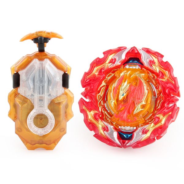 Dönen Top Beyblade Burst B-191 02 Desence Phoenix LR String Launcher Çocuk Oyuncakları Gyro Bley Blade Sticker Kutu 220826