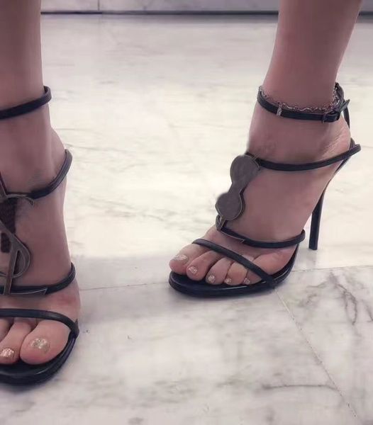 

22s evening bridal wedding lady high heels sandals shoes women patent leather black pumps point toes stiletto heels sandalias eu35-43.box
