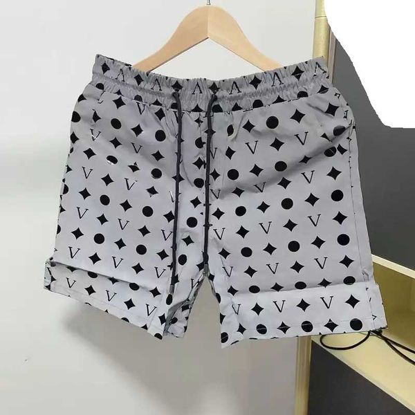 

summer fashion luxury men's women's designer swimwear shorts clothes 2022 letter print strip webbing casual five point beach short, White;black