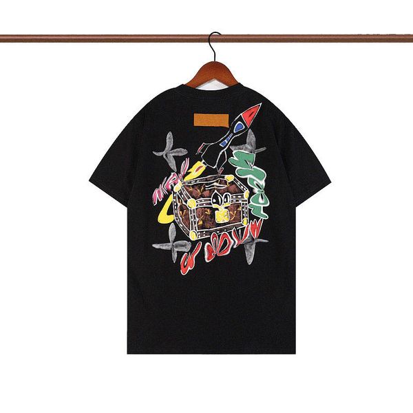 

22ss mens t shirt designer 3d letters printed stylist casual summer breathable clothing men women clothes couples tees wholesale, White;black