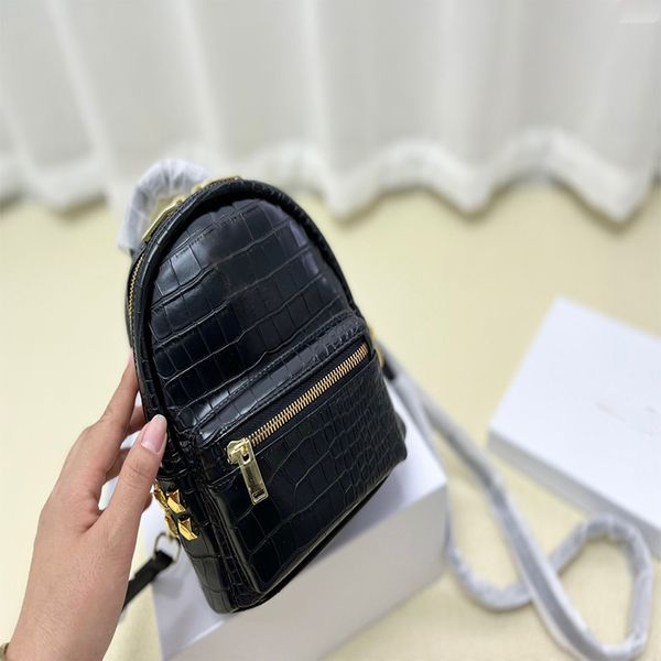 

women fashion luxury designer bag handbags wallet tote classic city backpack in black croc-embossed leather rive gauche shopping purse