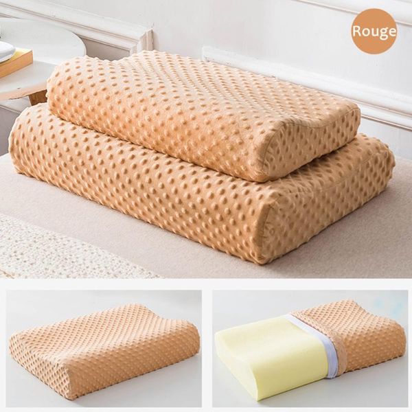 Cuscino 1pc 50x30cm Memory Foam Fibra Cuscini a rimbalzo lento Massaggiatore Ortopedico Lattice Collo Cervicale Assistenza sanitaria 5 coloriCuscinoCuscino