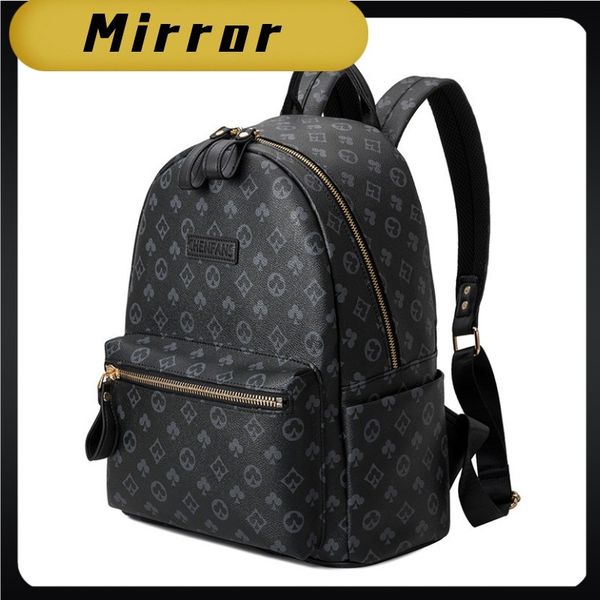 

mirror designer backpack print luggage for woman chain pvc travel bag large capacity crossboby handbag original pic contact me 50 models ava