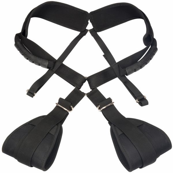 Altalena sexy regolabile Restrizioni per bondage in nylon Divaricatore per gambe aperte Coppia che flirta Manette SM Giocattoli da gioco per le donne