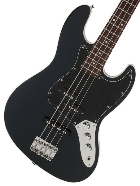 

aerodyne ii jazz bass rosewood fingerboard gun metal blue electric guitar