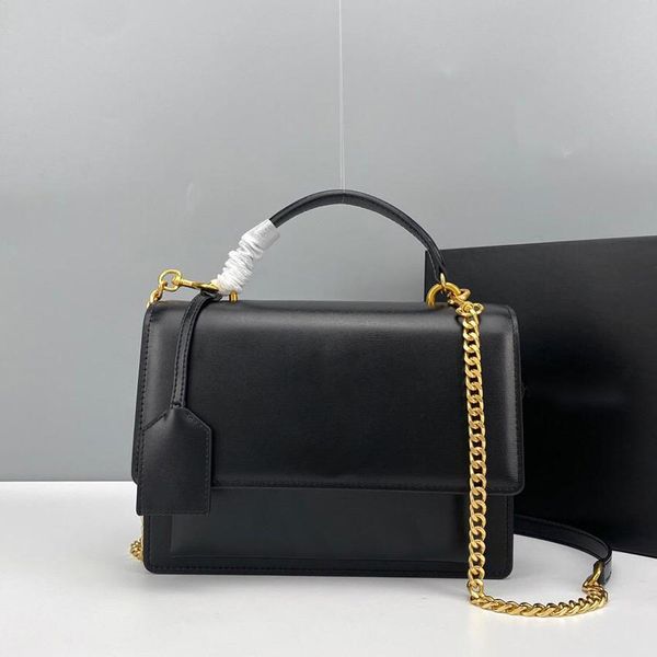 

5a sunset bag luxury designer bags shoulder tote genuine leather purse sacde jour women handbags classic fashion clutch envelope chain cross