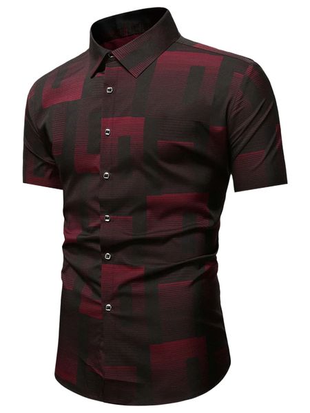 

men striped button front shirt d3ib#, White;black