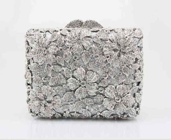 

nxy evening bag flowers crystal shoulder bags women party handbags wedding clutch purse for lady banquet chain diamond clutch 0530