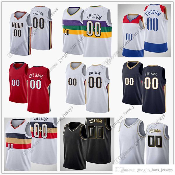 

custom printed 2022 new city basketball jerseys ingram 17 jonas 14 brandon valanciunas hart 4 devonte' josh graham williamson tomas zio, Black;red