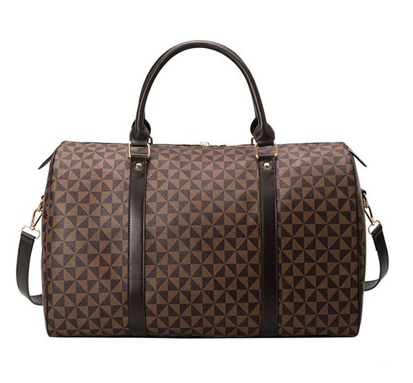 

large capacity duffle bag women men travel bags outdoor backpacks leather polyester plain print stripes letter soft single oversize gm desig