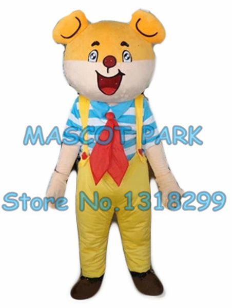 

mascot doll costume cartoon bear mascot costume blue bear custom custom size cartoon character cosply carnival costume 3313, Red;yellow
