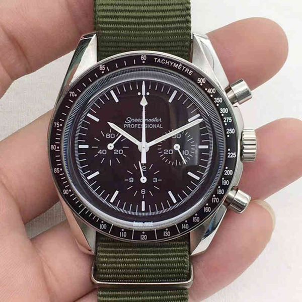 

luxury fashion watches for mens mechanical wristwatches watch ome chaoba calendar sunspot green cloth belt cl019designer watch, Slivery;brown