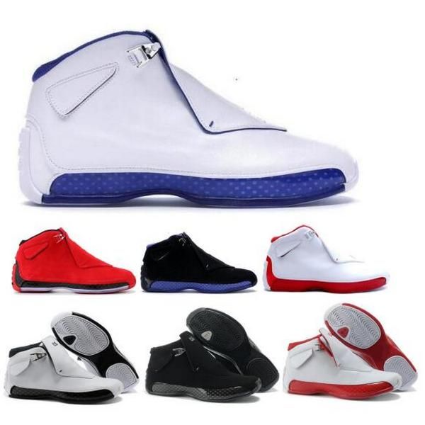 Jumpman 18 18s Men Basketball Shoes og Jorden Заглех Black Chrome Toro White Sport Royal Compfire 2023 Мужские дизайнерские кроссовки кроссовки