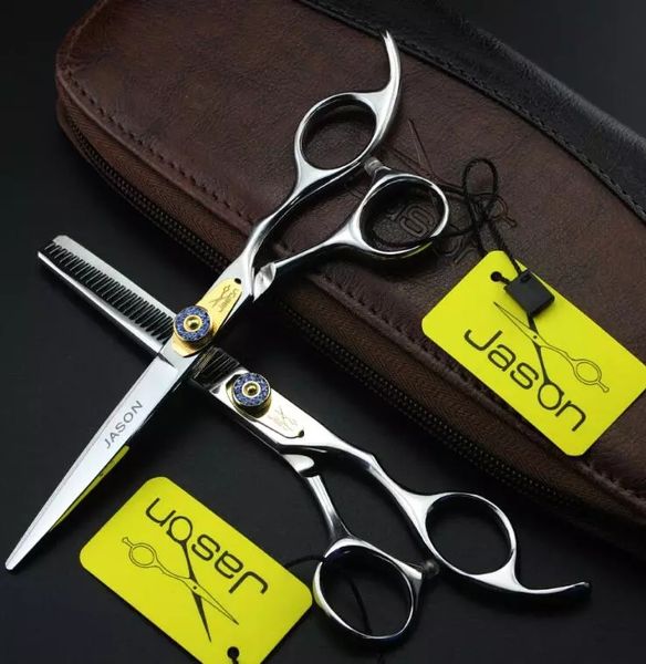 

right hand jason hb-01 hair cutting/thinning scissors 6cr stainless steel 6.0 inch barber professional hair tool