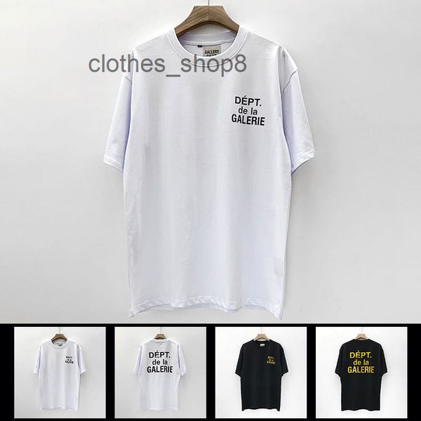 

designer t shirts men sweatshirts hoodies trendy gd gallerydepts leisure high street hip hop summer new os loose round neck short sleeve t-s, White;black