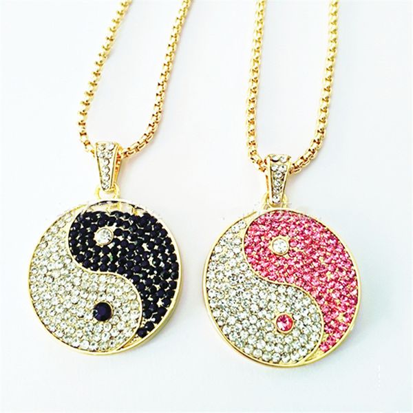 

hip hop tai chi pendant necklace chinese element culture necklace, Silver