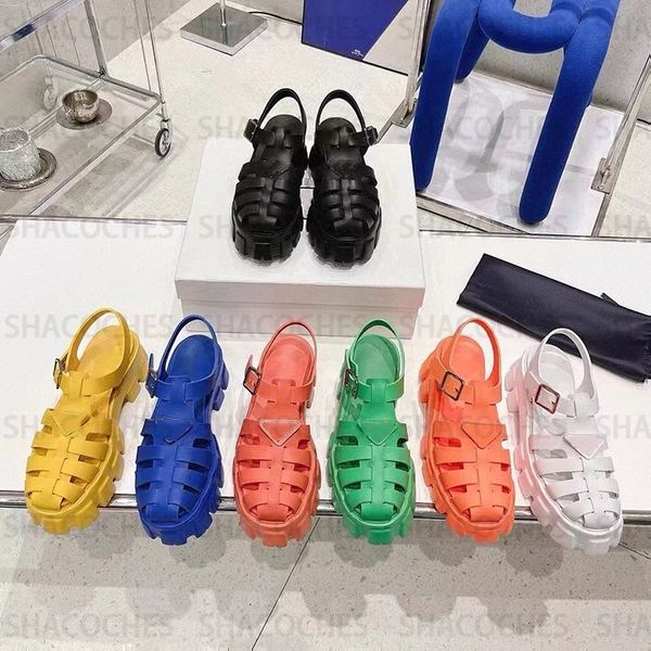 

women sandals shoes womens for sandal luxuries designer platform monolith beach shoe comfortable leisure foam rubber white black red sneaker