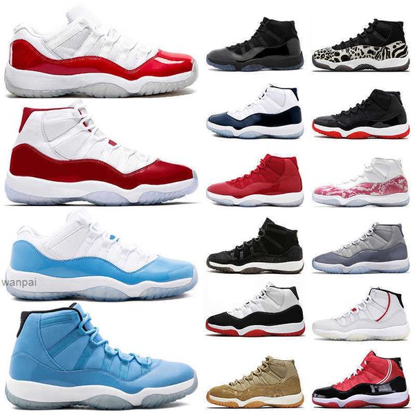 

11s mens womens basketball shoes designer jumpman 11 rettors university blue ultimate varisity red cherry low pure purple og designer shoes, Black