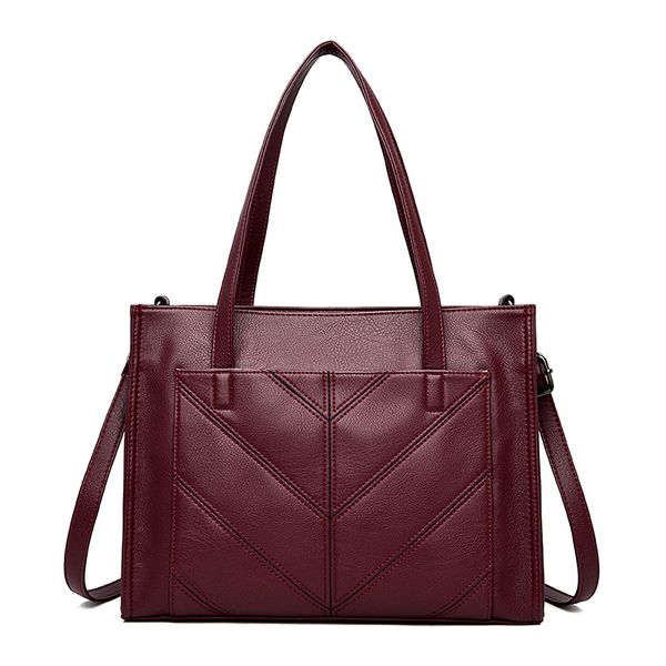 

designer big bag with high-quality leather and classic crossbody handbag for women in 2 color 34cm