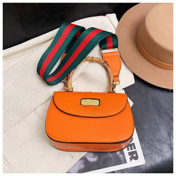 

shoulder bag lady handbags fashion the tote bags retro womens luxury brand pu leather bags wide strap crossbody clutch handbag designer mess